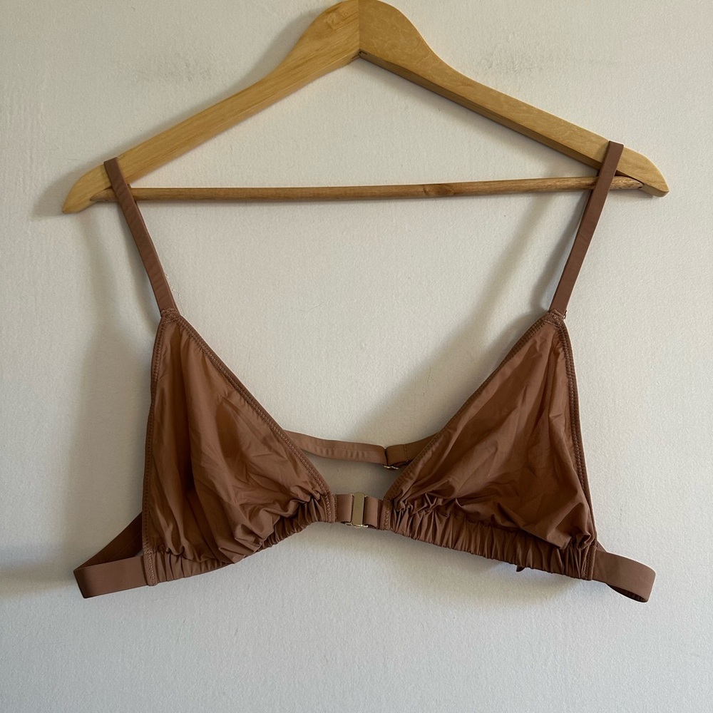 SKIMS Brown Mesh Intimates Bralette Bra size 3X EUC